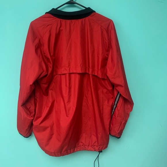 Red Nike windbreaker quarter zip - Picture 3 of 4